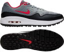 ナイキ メンズ Nike 2020 Air Max 1 G Golf Shoes ゴルフシューズ GREY/UNIVERSITY RED/WHITE