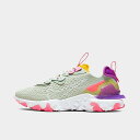 ナイキ レディース シューズ Nike React Vision ランニングシューズ Pistachio Frost/White/Vivid Purple