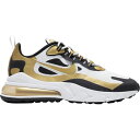 ナイキ メンズ エアマックス270 Nike Air Max 270 React スニーカー White/Metallic Gold/Black