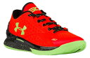 A_[A[}[ Y Under Armour Curry 1 Low obV Bolt Orange/Black/Avex Green J[1 [Jbg