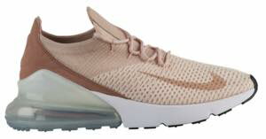 ナイキ エアマックス レディース/ウーマン Nike Air Max 270 Flyknit ランニングシューズ スニーカー Guava Ice/Particle Beige/Desert Dust/White