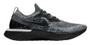ナイキ メンズ エピック リアクト Nike Epic React Flyknit "Cookies&Cream" スニーカー Black/Black/White フライニット
