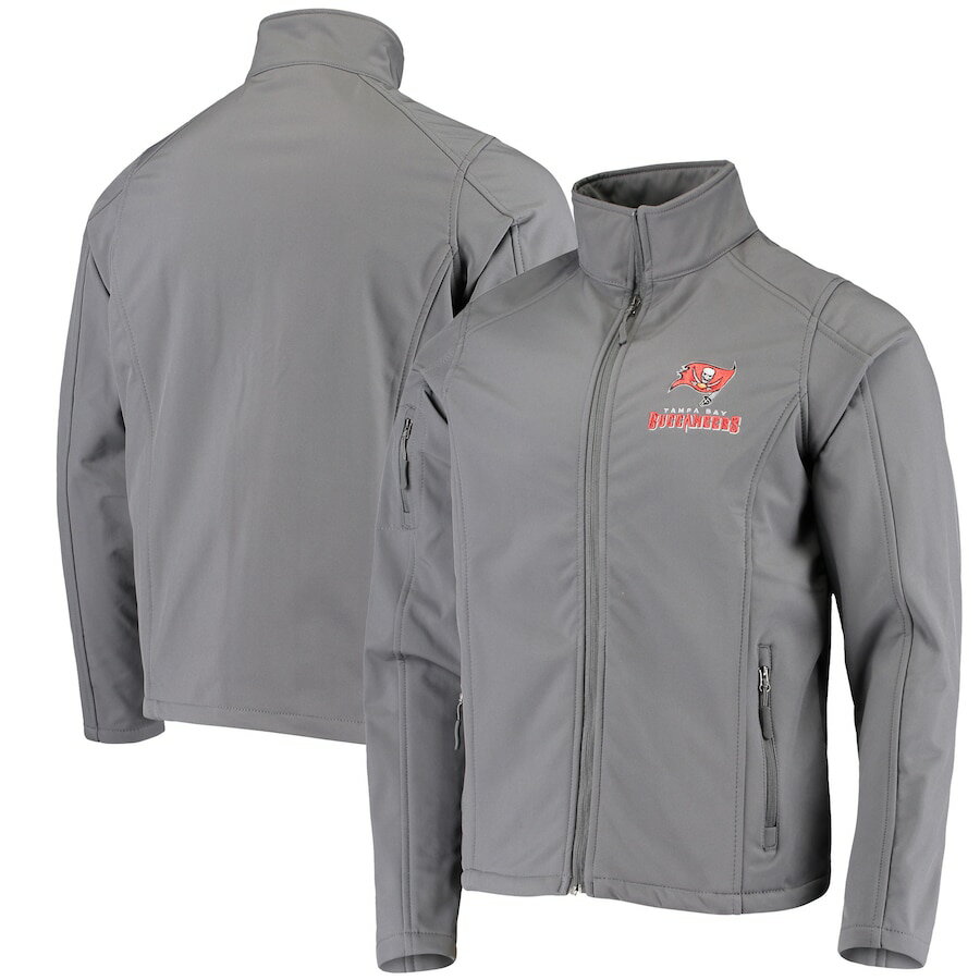 メンズ ジャケット "Tampa Bay Buccaneers" Sonoma Softshell Full-Zip Jacket - Pewter
