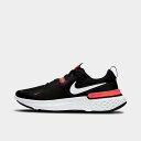 iCL Y CtBjeB Nike React Miler jOV[Y Black/White/Laser Crimson