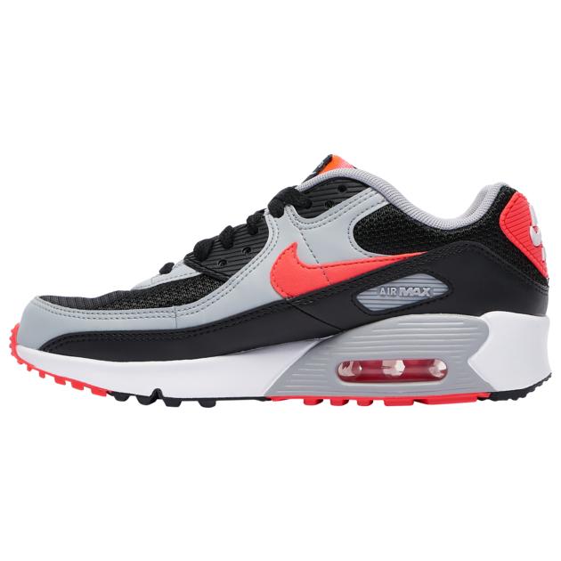 ナイキ キッズ/レディース エアマックス90 Nike Air Max 90 スニーカー Black/Radiant Red/White