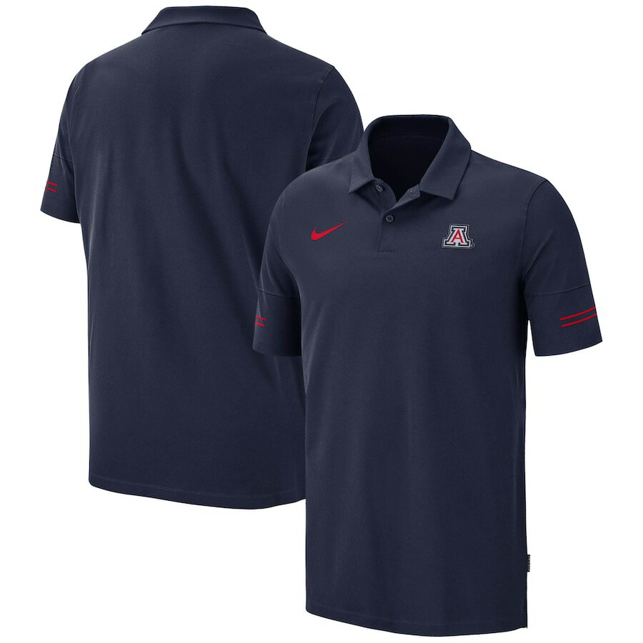 メンズ ポロシャツ "Arizona Wildcats" Nike 2020 Sideline Coaches Performance Polo - Navy
