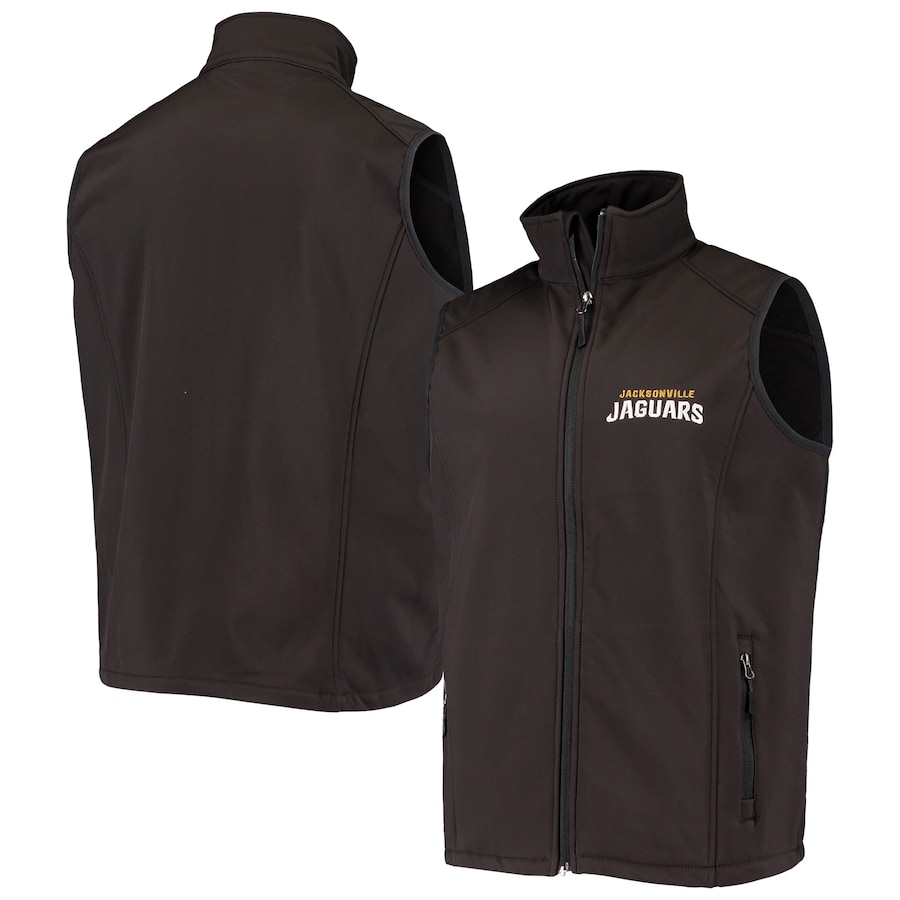 メンズ ベスト "Jacksonville Jaguars" Archer Softshell Full-Zip Vest - Black
