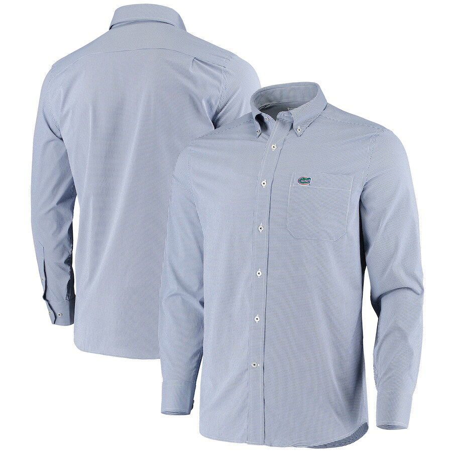 メンズ シャツ "Florida Gators" Southern Tide Game Day Gingham Full-Button Sportshirt - Royal