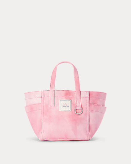 ラルフローレン ポロ ラルフローレン レディース Polo Ralph Lauren Pink Pony Tie-Dye Mini Tote Bag ミニトートバッグ Pink Multi