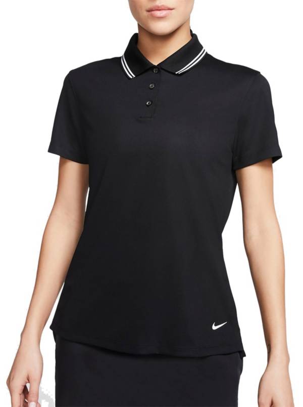 ナイキ ナイキ レディース ポロシャツ Nike Dri-FIT Victory Short Sleeve Golf Polo 半袖 ゴルフウェア BLACK
