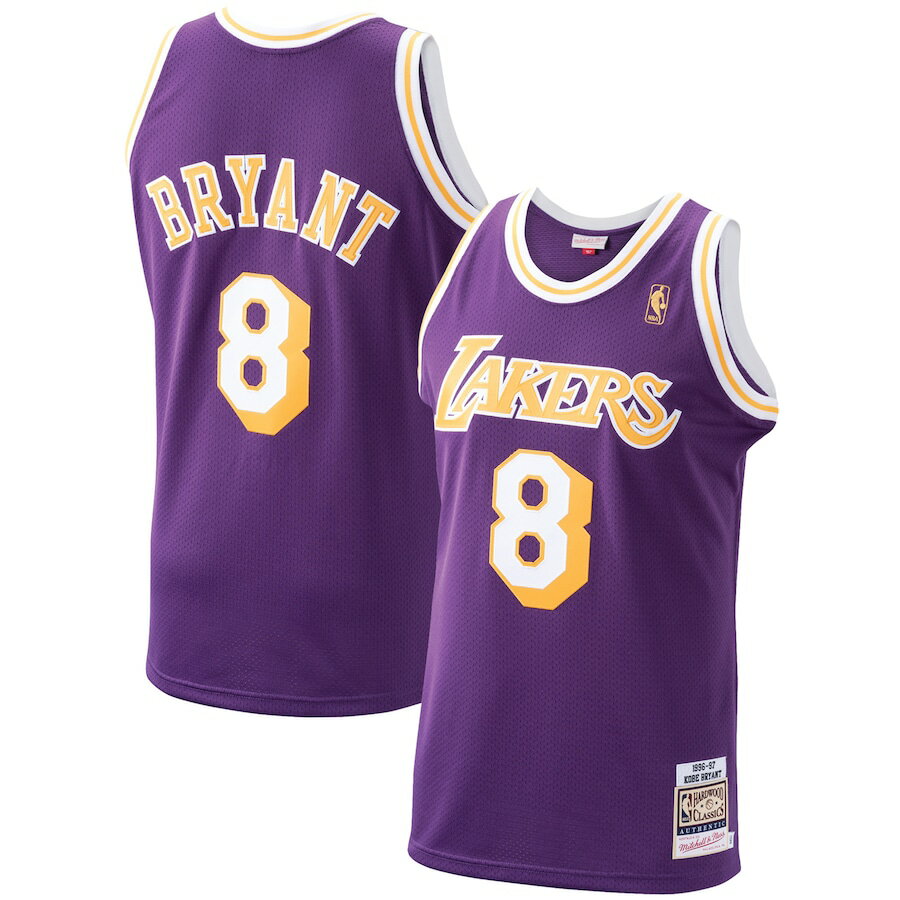 ミッチェル＆ネス メンズ ジャージ Kobe Bryant Los Angeles Lakers Mitchell Ness 1996-97 Hardwood Classics Authentic Player Jersey - Purple