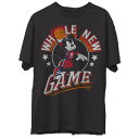 Y TVc NBA Junk Food Disney Whole New Game T-Shirt - Black