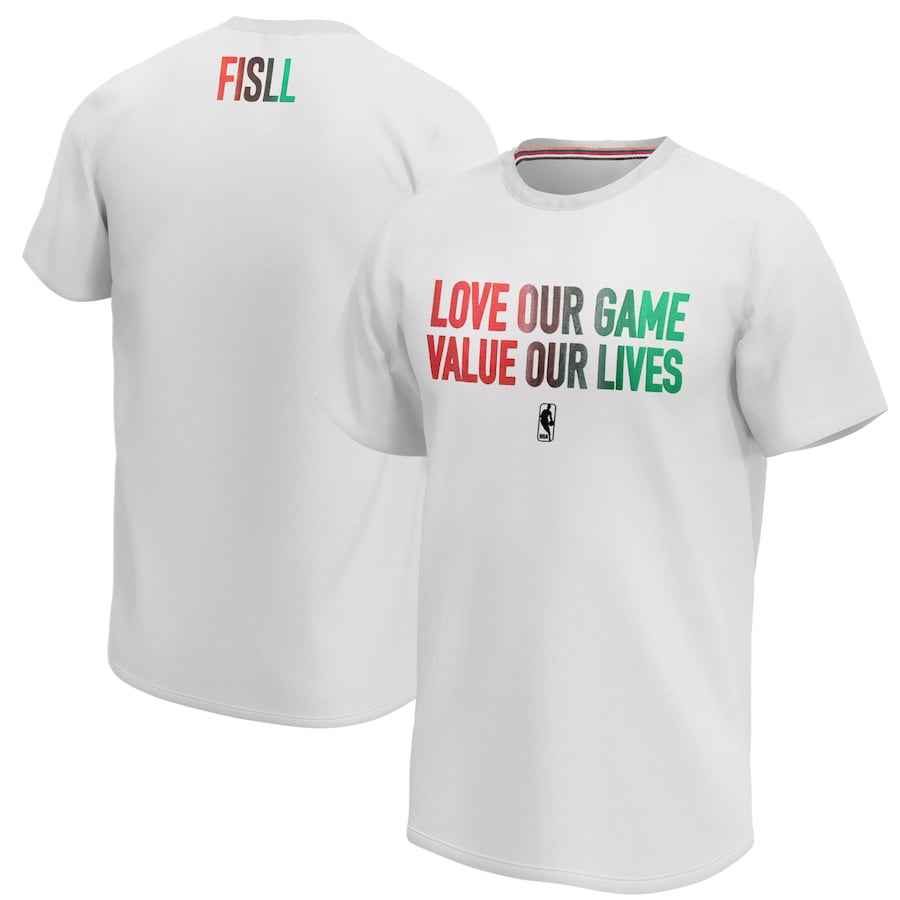 Rakuten - メンズ Tシャツ NBA Love Our Game Value Our Lives T-Shirt - White