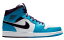 硼  ˡ Jordan AJ 1 Mid ȥ ߥɥ륫å Blue Lagoon/Grand Purple/White