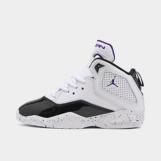 ジョーダン キッズ/ジュニア バッシュ Jordan B'Loyal PS スニーカー White/Court Purple/Black ミニバス