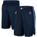 メンズ ハーフパンツ "Dallas Mavericks" Jordan Brand Navy/Royal 2020/21 Association Edition Performance Swingman Shorts