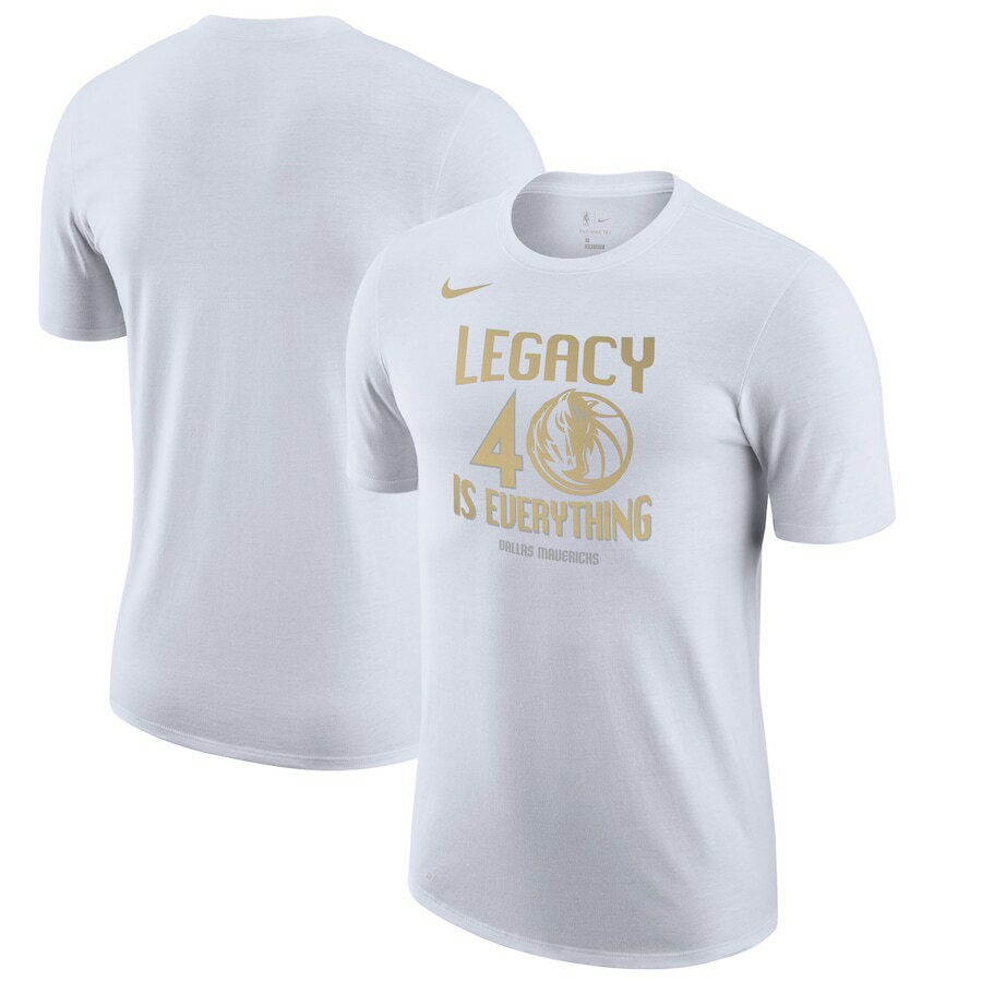 ナイキ メンズ Tシャツ Dallas Mavericks Nike 2020/21 City Edition Story T-Shirt - White