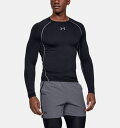 A_[A[}[ Y Under Armour HeatGear Armour Compression Shirt RvbV  Black/Steel