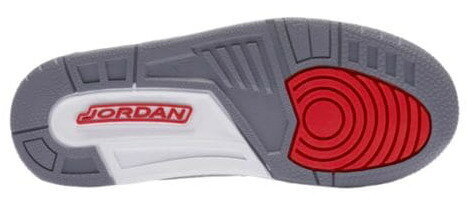 ���硼���� ���å�/����˥� �Хå��� Jordan Retro 3 Preschool PS ���ˡ����� White/Fired Red/Cement Grey/Black