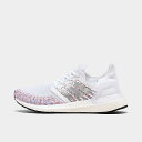 アディダス ウルトラブースト20 レディース adidas Ultraboost 19 ランニングシューズ White/Core Black/Signal Gr...