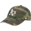 メンズ キャップ "Oakland Athletics" '47 Team Clean Up Adjustable Hat - Camo