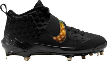 ナイキ メンズ ベースボールシューズ Nike Men's Force Zoom Trout 6 Metal Baseball Cleats 野球 BLACK/BLACK