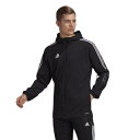 AfB_X Y p[J[ adidas Tiro 21 Fullzip Hoodie - Black/White