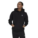 AfB_X Y p[J[ adidas Originals Essential Fleece Hoodie Black