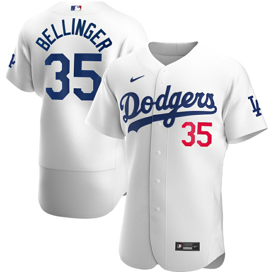 ナイキ メンズ ジャージ Cody Bellinger "Los Angeles Dodgers" Nike Home 2020 Authentic Player Jersey - White