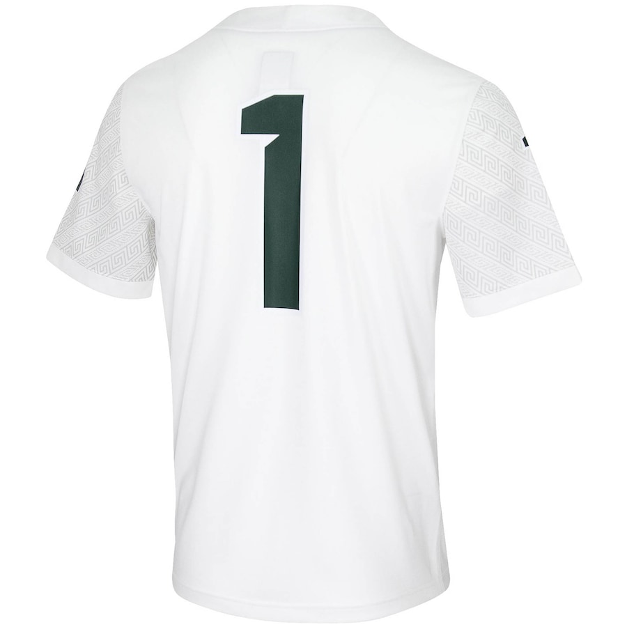 ナイキ メンズ ジャージ #1 "Michigan State Spartans" Nike Untouchable Game Jersey - White