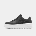 ナイキ レディース スニーカー Nike Air Force 1 Force 1 Sage XX Low エアフォース Black/Black/White