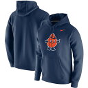 ナイキ メンズ パーカー Syracuse Orange Nike Vintage School Logo Pullover Hoodie - Navy