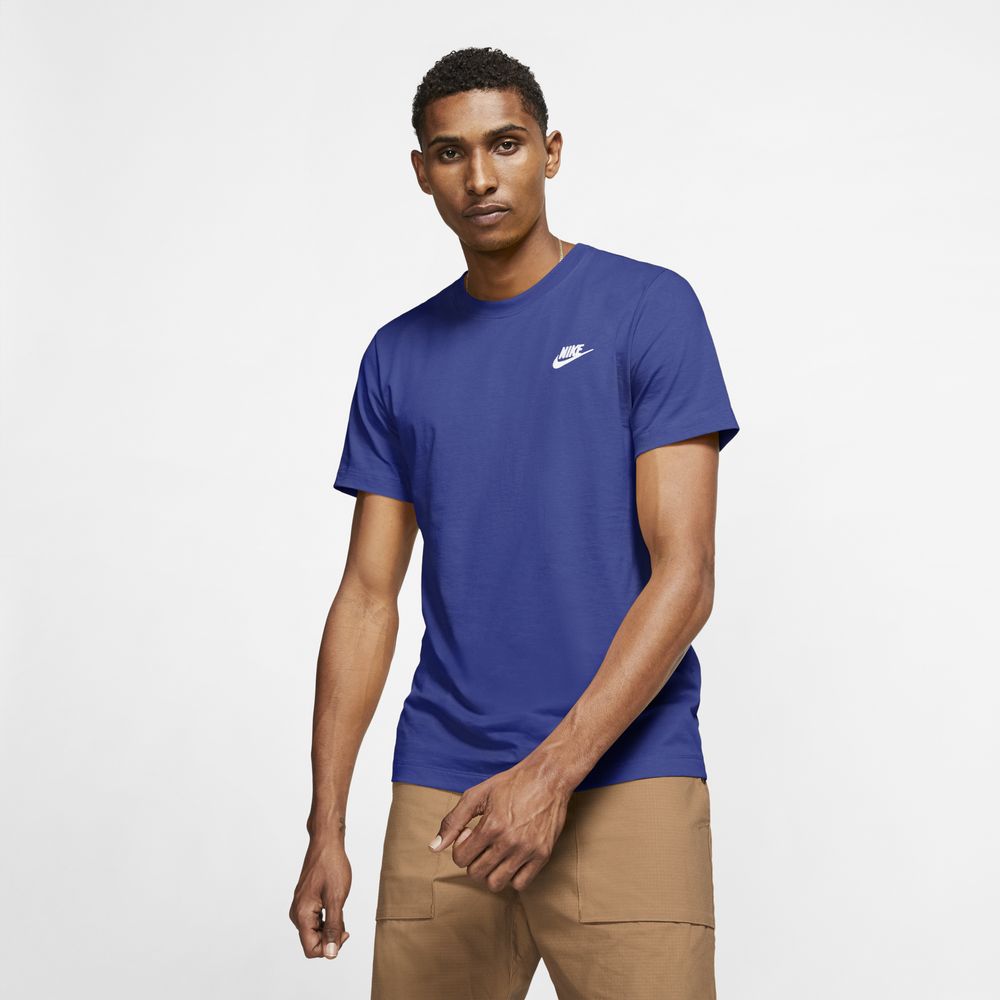 Rakuten - ナイキ メンズ Tシャツ Nike Embroidered Futura T-Shirt 半袖 Astronomy Blue/White
