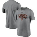 iCL Y San Francisco Giants Nike Local Font Legend T-Shirt TVc  Gray