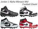 【商品名】 Nike Men's Jordan 1 Alpha Menace Mid Football Cleats 【カラー】 Black/White　FJ6805-001 Black/Grey　FJ6805-002 White/Black　FJ6805-100 White/Red　FJ6805-106 【サイズ】 25.0cm　M7.0 25.5cm　M7.5 26.0cm　M8.0 26.5cm　M8.5 27.0cm　M9.0 27.5cm　M9.5 28.0cm　M10.0 28.5cm　M10.5 29.0cm　M11.0 29.5cm　M11.5 30.0cm　M12.0 31.0cm　M13.0 【お届け予定】 ■お客様のお手元におよそ3週間〜1ヶ月をお届けの目安としております。 ■USA販売元よりアメリカ内での弊社倉庫へ一度集めてから日本へ輸出します。 ■日本内弊社事務所にて検品してからお客様へ発送します。 ■USA販売元より在庫確認はしておりますが、購入時に完売している場合もございます。その場合は手配可能な他サイズ/カラー/類似商品をご提案させて頂きます。 ■ご予約販売の性質上、コンビニ・銀行振込等の決済は入金確認後の買い付けになりますのでお届け予定が遅くなる可能性があります。 ■高額レア商品の発送後受け取り拒否多発のため、35,000円以上のご注文は代引き支払いは受け付けておりません。