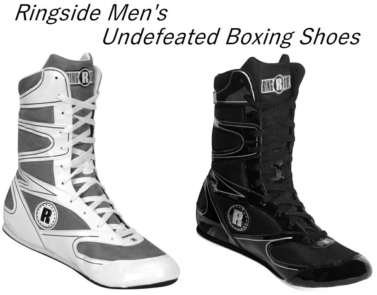 【商品名】 Ringside Men's Undefeated Boxing Shoes 【カラー】 White Black 【サイズ】 22.0cm　M3.0 23.0cm　M4.0 23.5cm　M5.0 24.0cm　M6.0 25....