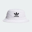 ハット アディダス オリジナルス メンズ ハット adidas Originals Washed Bucket Hat 帽子 White/Black