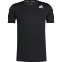 AfB_X Y TVc adidas Techfit Fitted Short Sleeve Football T-Shirt - Black