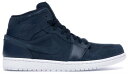 W[_ Y Xj[J[ Jordan AJ 1 Mid g ~hJbg Armory Navy/Electrolime/White