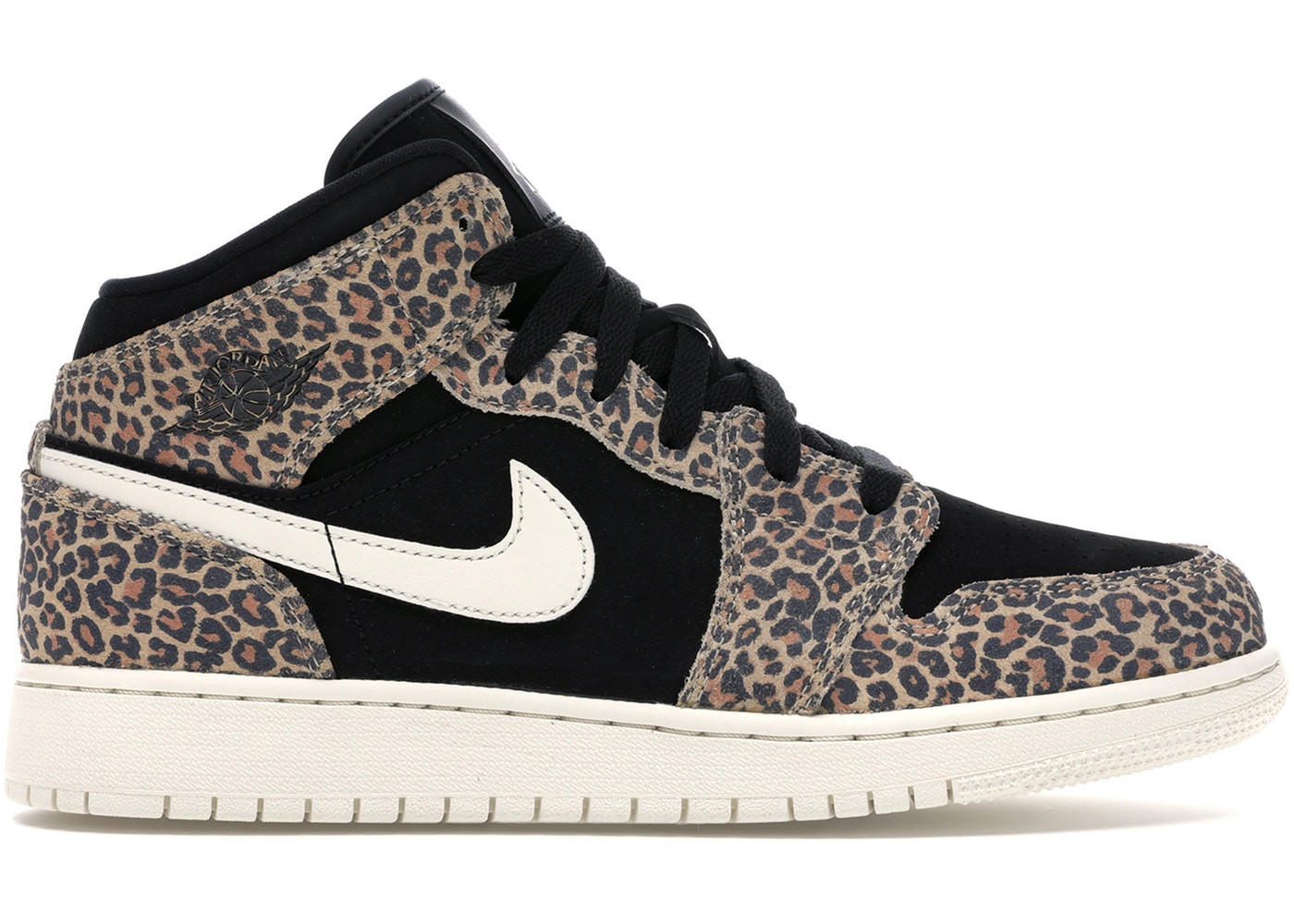 ジョーダン1 キッズ/レディース バッシュ Air Jordan 1 Mid SE GS スニーカー Black/Pale Ivory/Desert Ore