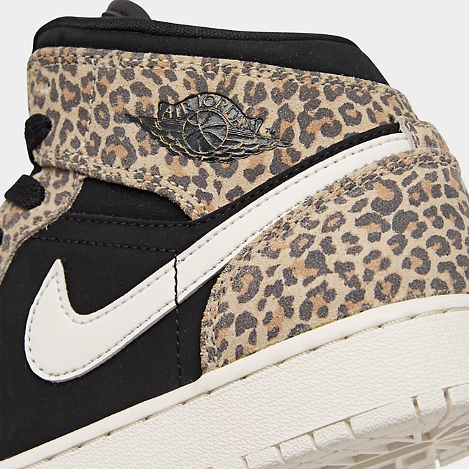 ���硼����1 ���å�/��ǥ����� �Хå��� Air Jordan 1 Mid SE GS ���ˡ����� Black/Pale Ivory/Desert Ore