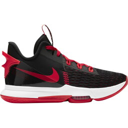 ナイキ メンズ バッシュ Nike LeBron Witness V - Black/Bright Crimson/University Red