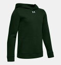 A_[A[}[ {[CY/LbY p[J[ Under Armour Hoodie UA Hustle Fleece t[fB Forest Green / White