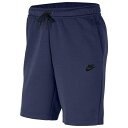 iCL Y n[tpc Nike Tech Fleece Shorts - Midnight Navy/Black
