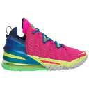 iCL Y obV Nike LeBron 18 - Pink Prime/Multi/Blue