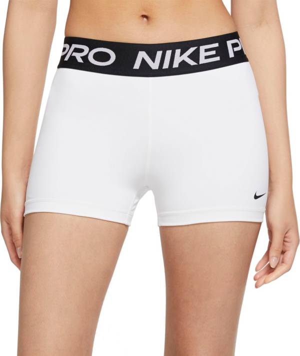 ナイキ ナイキ レディース ショーツ Nike Women's Pro 3” Shorts フィットネス トレーニングウェア WHITE