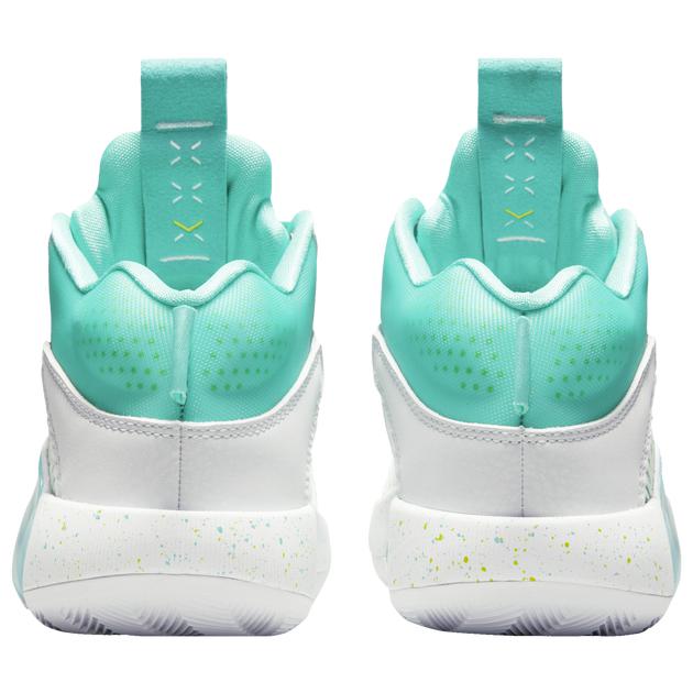 trois HOMMEのジョーダン キッズ バッシュ Jordan AJ XXXV GS - White/Silver/Jade｜アングル3