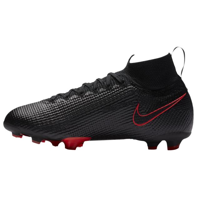 ナイキ キッズ サッカースパイク Nike Mercurial Superfly 7 ELite FG GS - Black/Dark Smoke Grey/Chile Red安売り サッカー 用品 セール