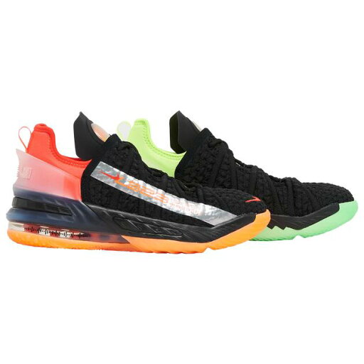 ナイキ キッズ バッシュ Nike LeBron 18 GS - Black/Bright Crimson/Orange | Cereal ナイキ キッズ バッシュ Nike LeBron 18 GS - Black/Bright Crimson/Orange | Cereal