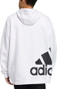 AfB_X Y p[J[ adidas Post Game Badge Of Sport Hoodie t[fB[ WHITE/BLACK